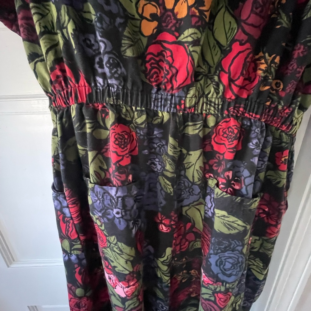 Lucy & Yak Ragan Cotton Jumpsuit in Maria Print - Picture 5 of 7